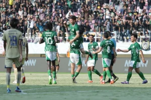 Tuntaskan Kewajiban, PSS Sleman Kini Fokus Susun Skuat Untuk Musim Baru Foto : Pemain PSS Sleman saat merayakan gol kemenangan (c) Liga Indonesia Baru