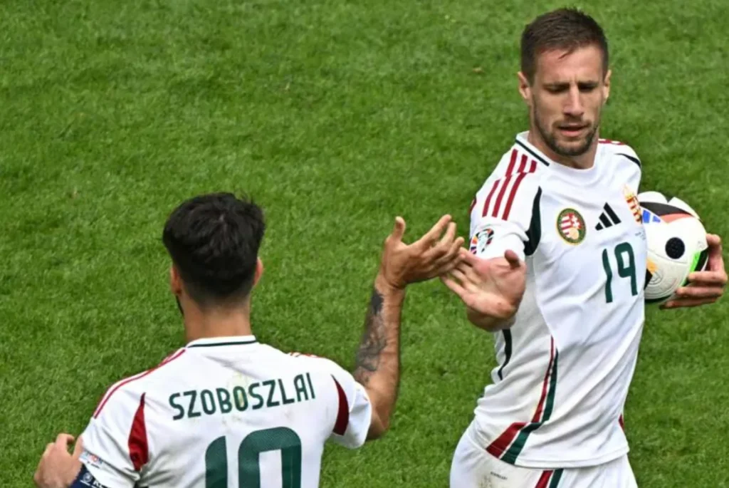 Euro 2024 : Jerman Pastikan Satu Tempat Babak 16 Besar Foto : Dominik Szoboszlai masih harus berjuang atas peluang Hungaria di Euro 2024 (c)uefa.com