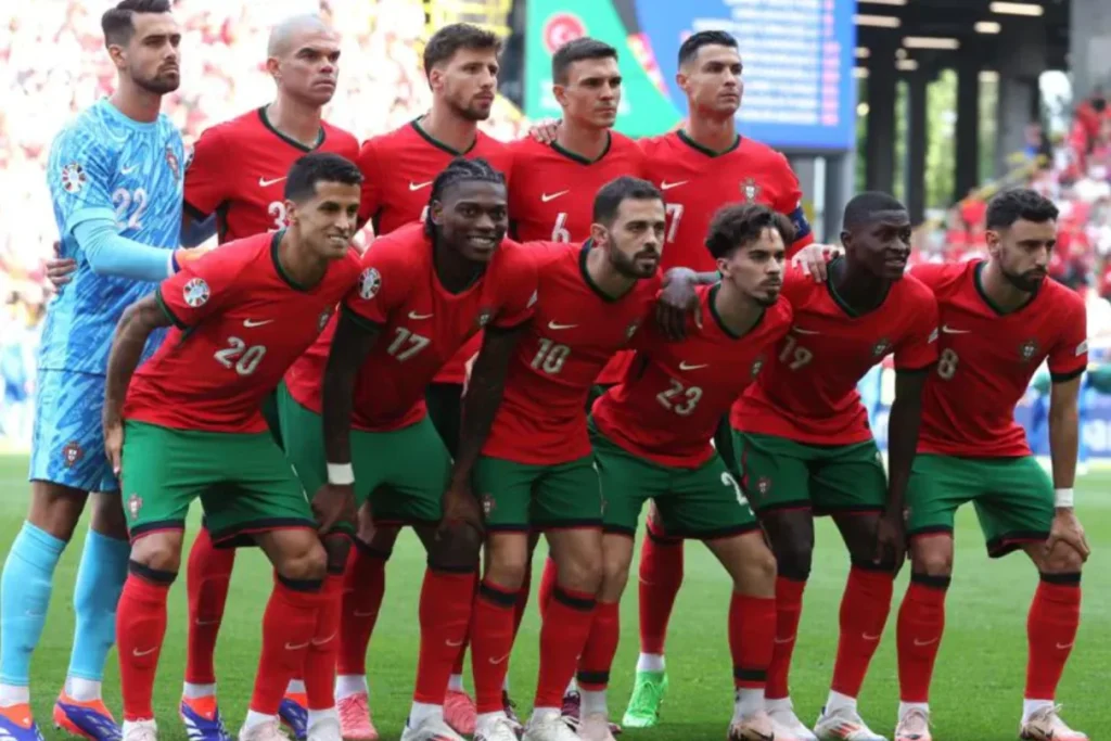 Euro 2024 : Georgia Cetak Sejarah, Turki-Ceska Berujung Ribut Foto : Skuat Portugal saat melakoni pertandingan di Euro 2024 (c)uefa.com