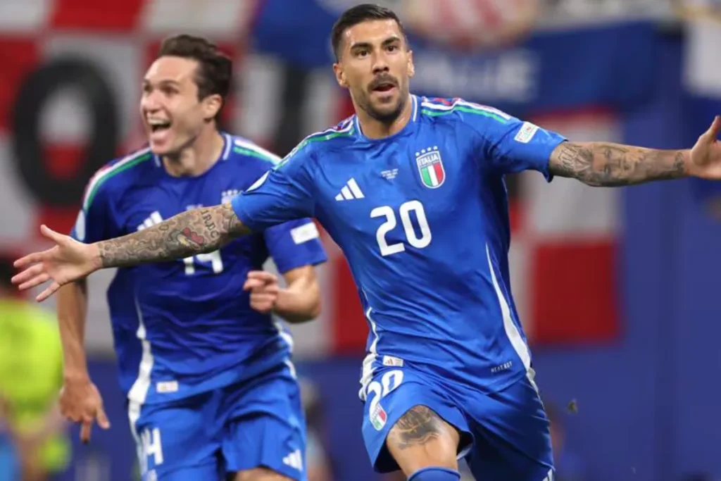 Euro 2024 : Spanyol Sempurna, Kroasia Angkat Koper Foto : Gol Mattia Zaccagni mengantar Italia ke babak 16 besar Euro 2024 (c)uefa.com
