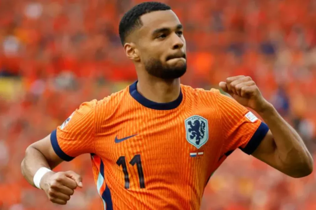 Euro 2024 : Austria Buktikan Sepak Bola Bukan Matematika Foto : Striker Belanda, Cody Gakpo optimis timnya melaju jauh di Euro 2024 (c)uefa.com