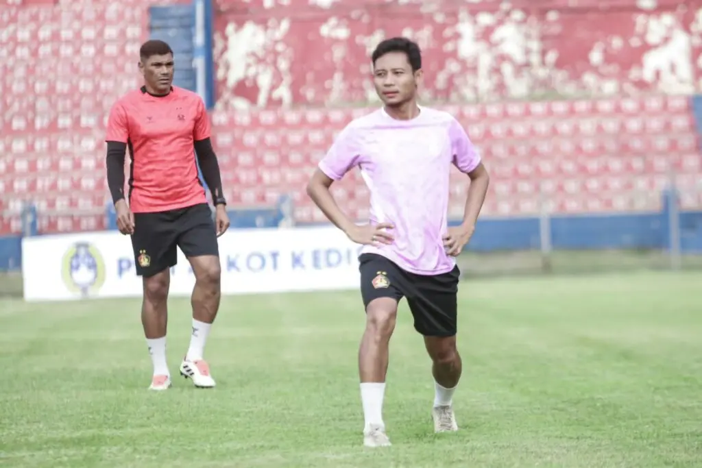 Bursa Transfer Liga 1 : Persik Terbebas Sanksi Larangan Transfer FIFA Foto : Evan Dimas dalam latihan Persik di Kediri (c)mediapersikkediri