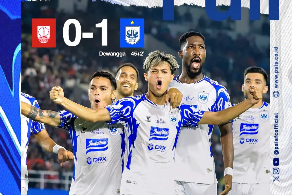 Hasil Liga 1 : Borneo FC Menyala, Mahesa Jenar Menangi Derbi Foto : Gol Alfeandra Dewangga antar PSIS menangi Derbi Jateng (c)Xpsisfcofficial