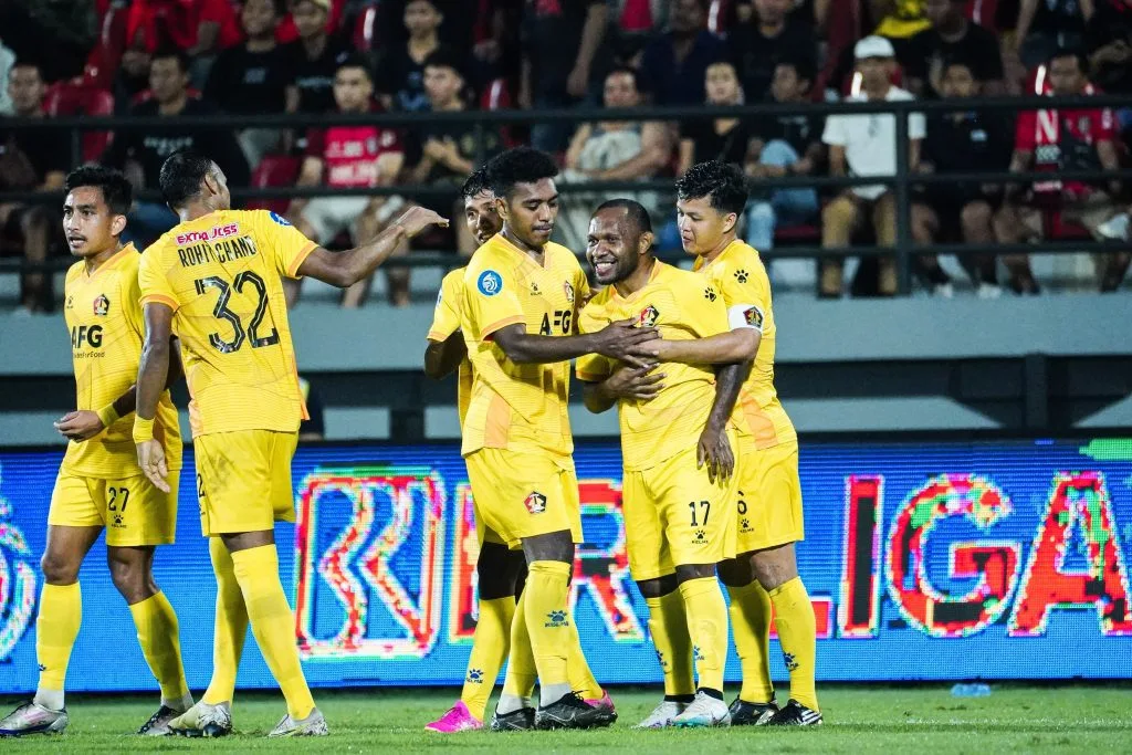 Demi Menit Bermain, Persik Lepas Feri Pahabol Menuju Klub Liga 2 Foto : Feri Pahabol (17) saat selebrasi gol (c)mediapersik