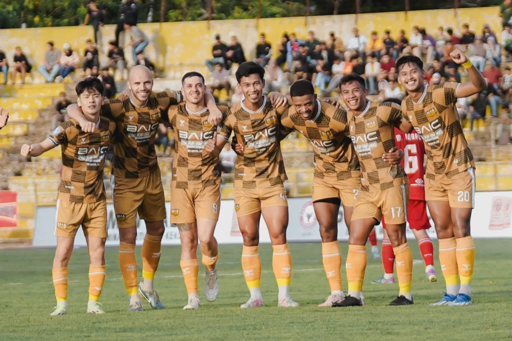 Penuhi Syarat, 18 Klub Liga 1 Lolos Club Licensing Foto : selebrasi kemenangan Dewa United di Liga 1 (c)Xdewaunitedfc_