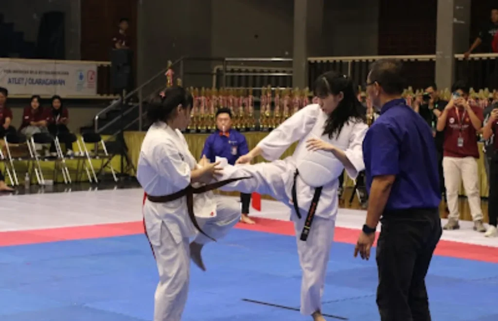 Ubaya Gelar Kejurnas Karate, Diikuti 223 Peserta Dari Seluruh Indonesia Peserta Kerjusnas Karate Ubaya yang digelar di GOR Bima Sakti, Malang. Foto: Ubaya