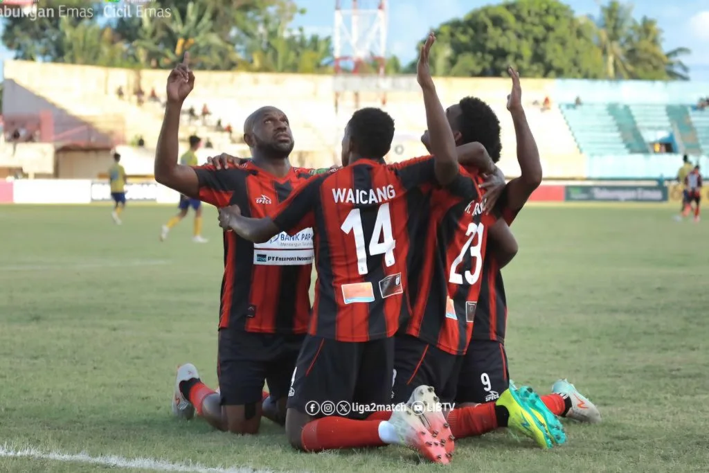 Review Play-Off Liga 2: Gresik United Menang Dramatis, Grup K Ketat Foto : Tim Persipura mulai menuju tren positif (c)ligaindonesiabaru.com