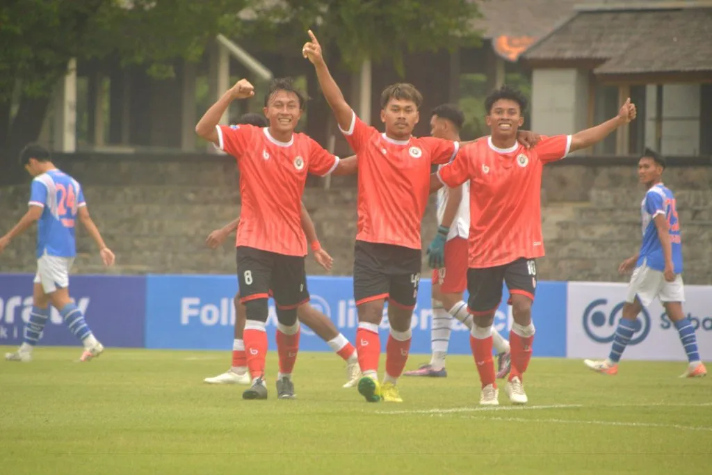 Liga Nusantara 2024/2025 Jadi Transisi Menuju Profesional Foto : selebrasi gol pemain Sumut United FC (c)media-LIB