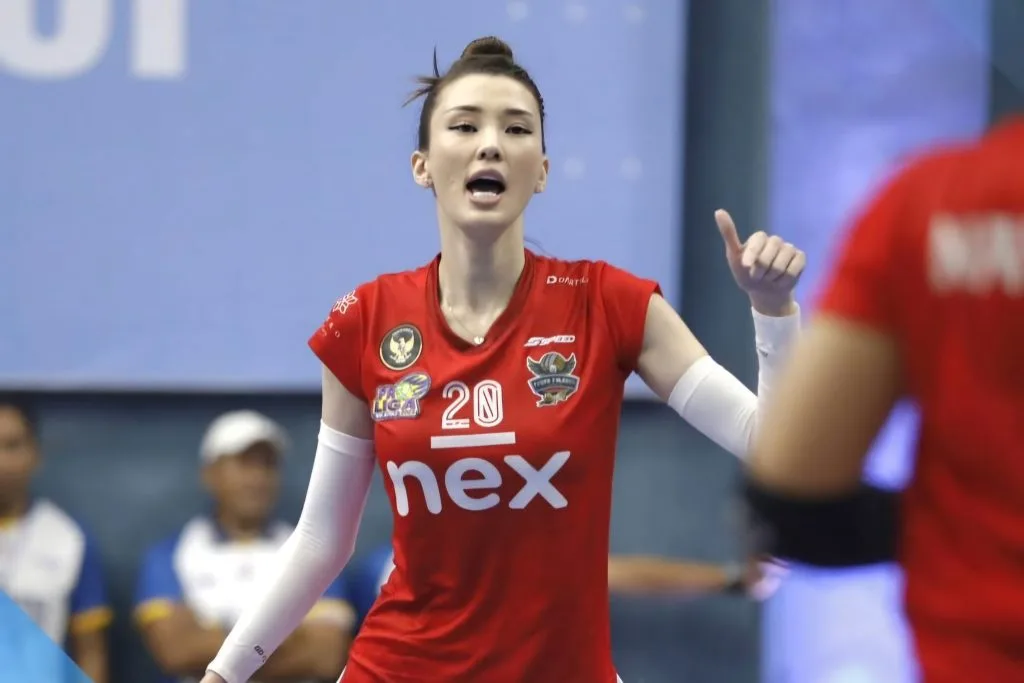 PLN Mobile Proliga 2025 Siap Sajikan Duel Seru Foto : aksi pevoli Kazakhstan, Sabina Altynbekova bersama Yogya Falcons sangat ditunggu (c)instagram-mojisports_