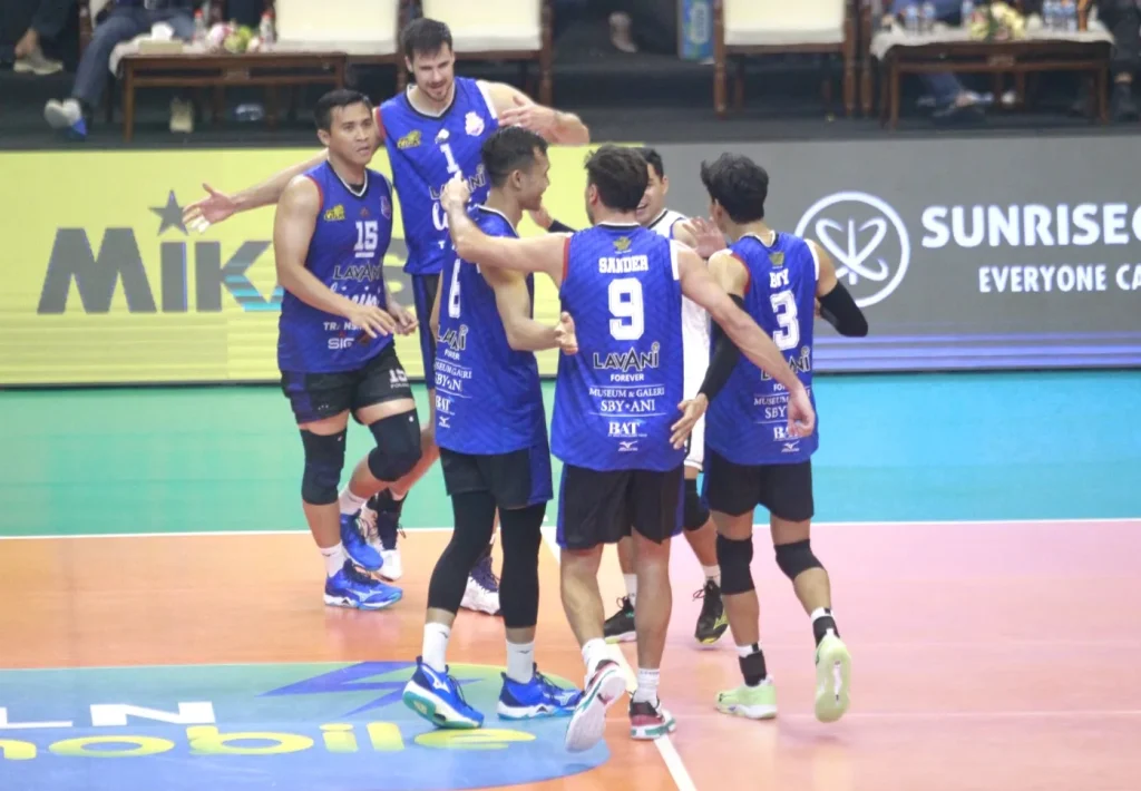 Yogya Falcons Debut Proliga, LavAni Menang Dramatis Foto : Jakarta LavAni mengemas kemenangan penting (c)media-proliga