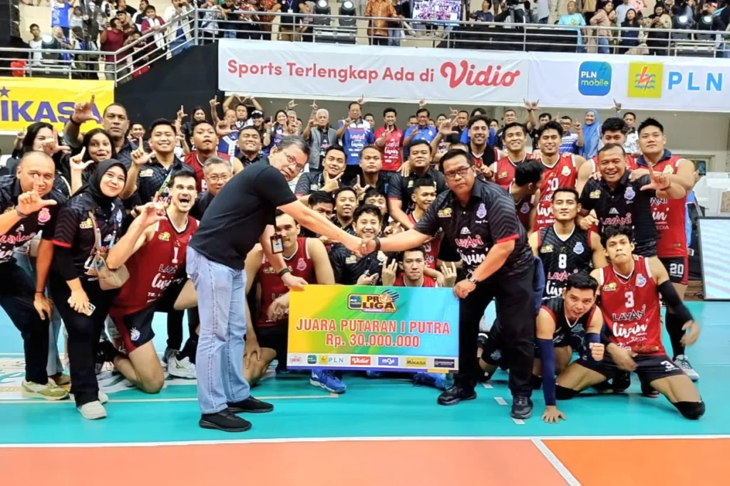 Capai Target, Electric-LavAni Sapu Poin Di Malang Foto : Jakarta LavAni Livin Transmedia pimpin klasemen putra putaran 1 (c)media-proliga