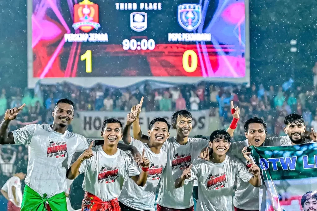 PSIM Borong Gelar Liga 2, Persipura Menang Play-Off Foto : Persijap Jepara jadi tim ketiga yang promosike Liga 1 (c)X-Persijap