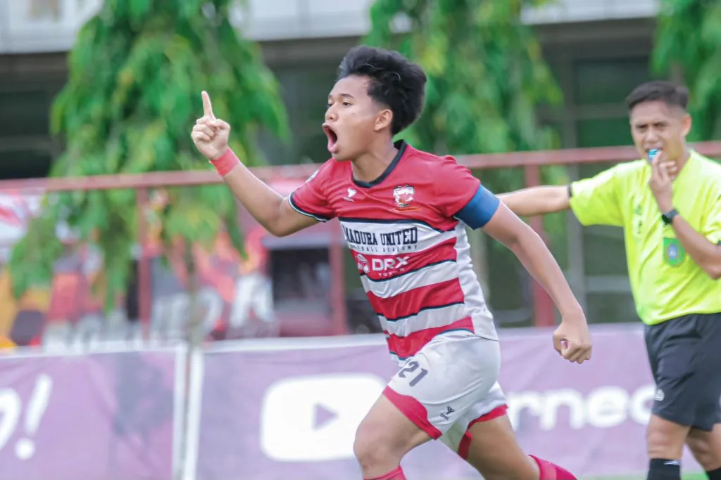 Peraih Top Skor EPA Liga 1 U-16 Ingin Terus Berkembang Foto : Fardan Ary Setyawan jadi bintang masa depan Madura United di EPA U-16 (c)istimewa