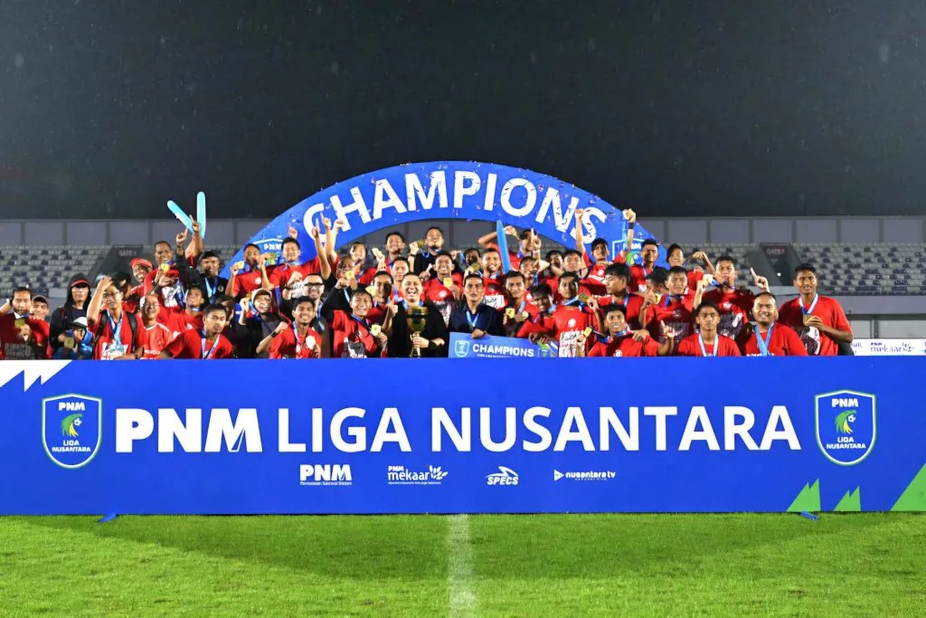 22 Tim Bersaing Di Liga Nusantara 2025/26 Foto : Sumut United FC berhasil promosi sekaligus meraih trofi juara Liga Nusantara 2024/2025 (c)ligaindonesiabaru.com