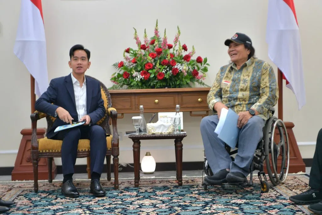 Hasil Audiensi NPC Indonesia Bersama Wapres Gibran Foto : Senny Marbun saat bertemu Wapres RI, Gibran Rakabuming Raka (c)NPCIndonesia