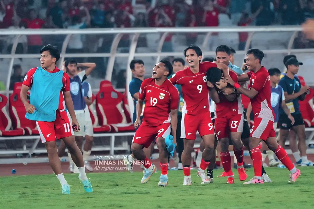 Timnas U-23 Targetkan Lolos Ke Piala Asia Foto : para pemain Timnas Indonesia U-23 saat berlaga di ASEAN Cup U-23 (c)pssi.org