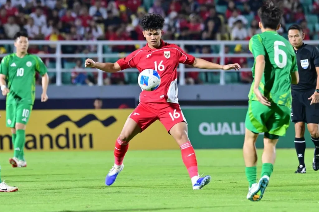 Timnas Indonesia U-23 Gagal Lolos Piala Asia Foto : Hokky Caraka saat tampil untuk Timnas Indonesia U-23 (c)the-afc.com