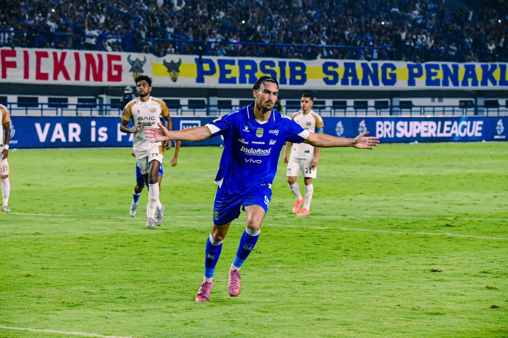 Review Pekan 8 Super League : Papan Atas Memanas Foto : selebrasi Andrew Jung (c)EgiSaeful