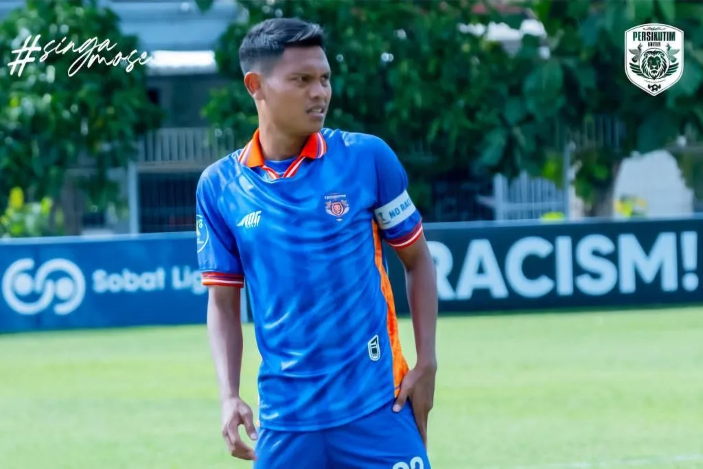 Review Pekan 11 Liga Nusantara : Nestapa Pati Foto : kapten tim Persikutim, Fandi Eko Utomo masih berupaya mengejar kemenangan (c)Instagram-persikutimunited
